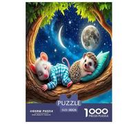Animaux Sauvages hérisson Puzzle 1000 Pièces Educa Divertissement Créatif De l'art De La Décoration Cartoon Couleur Jeu Éducatif Challenge Toy Adultes & Enfants des 14 Ans 38x26cm/1000pcs