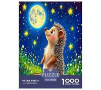 Animaux Sauvages hérisson Puzzle 1000 Pièces Educa Divertissement Créatif Décoration Intérieure Cartoon Couleur Jeu Éducatif Challenge Toy pour Adultes Et Enfants À Partir De 12 Ans 38x26cm/1000pcs