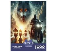 Animaux Sauvages Loup Puzzle 1000 Pièces Educa Divertissement Créatif Décoration Intérieure Cartoon Couleur Jeu Éducatif Challenge Toy Adultes & Enfants des 14 Ans 38x26cm/1000pcs