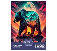 Animaux Sauvages Ours Polaires Puzzle 1000 Pièces Educa Divertissement Créatif Décoration Intérieure Cartoon Couleur Jeu Éducatif Challenge Toy Adultes Et Enfants À Partir De 14 Ans 38x26cm/1000pcs