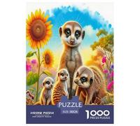 Animaux Sauvages Renard Puzzle 1000 Pièces Educa Cadeau Unique Décoration Intérieure Cartoon Couleur Jeu Éducatif Challenge Toy Adultes & Enfants des 14 Ans 38x26cm/1000pcs