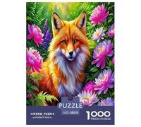 Animaux Sauvages Renard Puzzle 1000 Pièces Educa Cadeau Unique Décoration Intérieure Cartoon Couleur Jeu Éducatif Challenge Toy pour Adultes Et Enfants À Partir De 12 Ans 38x26cm/1000pcs