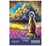 Animaux Sauvages Renard Puzzle 1000 Pièces Educa Jeu D'Intelligence Décoration Intérieure Cartoon Couleur Jeu Éducatif Challenge Toy Adultes & Enfants des 14 Ans 38x26cm/1000pcs