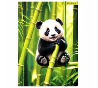 ANIMAUX SAUVAGES STARPAK classeur scolaire avec élastique A4 (Animaux sauvages A)