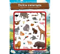 Animaux sauvages. Un livre avec des autocollants en relief