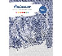 Animaux, spécial ronds - 45 coloriages mystères: Avec des pages détachables !