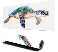 Animaux Tapis de Souris XXL 1000 x 500 x 3mm La Tortue Grand Tapis de Souris, Mousepad à Bords Cousus, Antidérapant Desk Mat, pour PC, MacBook, Portable, Améliore la Précision et la Vitesse r-58