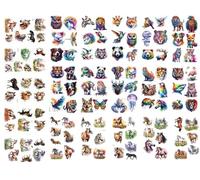 Animaux Tatouage Enfant, 20 Feuilles Animaux Aquarellés Autocollants Tatouages pour Filles et Garçons, Bras, Epaule, Cadeau D'nniversaire, Fournitures de Fête D'enfants