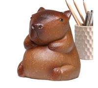 Animaux Tea Pets - Figurines Purple Clay, Capybara Water Statue | Miniature Thé Jouet Table Décor pour Kung Fu avec Cérémonie -Setup -Utilisation, Régime D'affichage Artistique, Session Chinoise