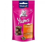 animaux VITAKRAFT - Cat YUMS Poulet + Cat Gras 40G - Lot De 2 - Livraison Offerte