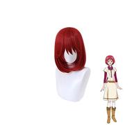 Anime Akagami no Shirayukihime Shirayuki femmes rouge courte perruque Cosplay Costume résistant à la chaleur synthétique cheveux perruques MZ-1487
