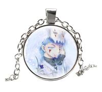 Anime Akatsuki no Yona Collier Yona Haku Yun Kijia Jieha Zeno avec pendentif en verre en forme de cabochon pour garçon et fille, 4