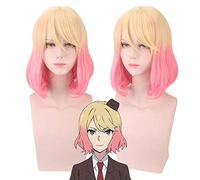 Anime anges de la mort Catherine Ward Cosplay perruque mixte couleur progressive cheveux courts Halloween Costume perruques