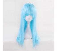 Anime Aotu monde citron Cosplay perruques avec frange longue droite cheveux synthétiques Halloween Costume fête jeu de rôle perruque MZ-1153
