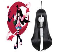 Anime Aotu monde Cosplay Kalie Cosplay noir Cosplay perruques résistant à la chaleur synthétique Halloween fête de noël perruque