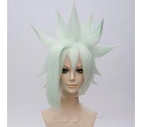 Anime Aotu monde gris Cosplay perruque courte fibre résistante à la chaleur cheveux Halloween fête Costume jouer perruques