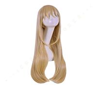 Anime Arifureta Shokugyou De Sekai Saikyou Yue Perruque de cosplay Jaune Longue Hajime Nagumo pour femme Accessoire de fête