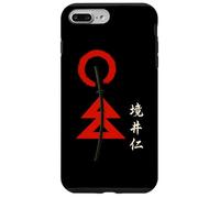 Anime Artistique sur Bois de samouraï, épée, Guerrier, Esprit Japonais Coque pour iPhone 7 Plus/8 Plus