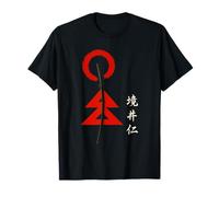 Anime Artistique sur Bois de samouraï, épée, Guerrier, Esprit Japonais T-Shirt