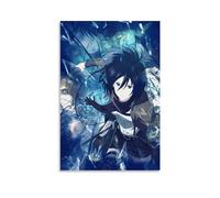 Anime Attaque on Titan - Mikasa Ackerman Art - Impression d'image moderne - Décoration de chambre familiale - 50 x 75 cm