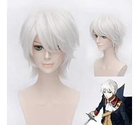 Anime axe pouvoirs prusse Cosplay perruque résistant à la chaleur Fiber synthétique cheveux postiche Halloween fête Costume perruques TB ALS
