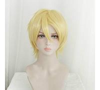 Anime BANANA FISH Ash Lynx Aslan Jade Callenreese Cosplay perruques courtes Blond résistant à la chaleur synthétique cheveux Costume perruque pelucas KUMZ6293