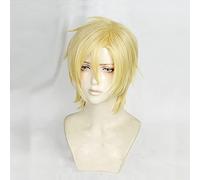 Anime Banana Fish Ash Lynx Perruques Aslan Jade Callenreese Cheveux synthétiques résistants à la chaleur Cosplay Perruque + bonnet de perruque