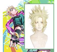 Anime bande dessinée aventure Bizarre de JoJo perruques de Cosplay césar Anthonio Zeppeli perruque de Cosplay résistant à la chaleur cheveux synthétiques postiche