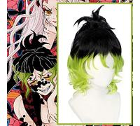 Anime bande dessinée démon Slayer Kimetsu no Yaiba Cosplay perruques Giyuutarou Cosplay perruque résistant à la chaleur synthétique perruque cheveux courts droite