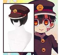 Anime bande dessinée Jibaku Shounen Hanako kun Cosplay perruques Hanako kun Cosplay perruque résistant à la chaleur synthétique perruque noir court hommes perruques