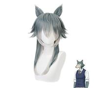 Anime BEASTARS Legoshi perruque avec oreilles Cosplay Costume hommes femmes résistant à la chaleur synthétique cheveux loup perruques