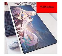 Anime Beautiful Girl 900X400Mm De Monstre De Poche, Tapis De Souris Gaming De Précision Et De Rapidité avec Base De 3Mm D'É Paisseur, pour Ordinateurs Portables, T2