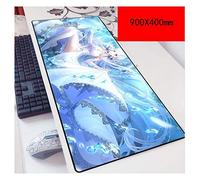 Anime Beautiful Girl 900X400Mm De Monstre De Poche, Tapis De Souris Gaming De Précision Et De Rapidité avec Base De 3Mm D'É Paisseur, pour Ordinateurs Portables, T3