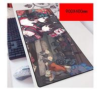 Anime Beautiful Girl 900X400Mm De Monstre De Poche, Tapis De Souris Gaming De Précision Et De Rapidité avec Base De 3Mm D'É Paisseur, pour Ordinateurs Portables, B