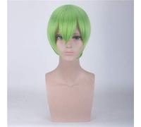 Anime béryl et saphir Cosplay perruque cheveux synthétiques courts Halloween carnaval Costume accessoire perruques vert