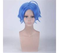 Anime béryl et saphir Cosplay perruque cheveux synthétiques courts Halloween carnaval Costume accessoire perruques bleu