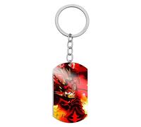 Anime Black Clover Asta Pendentif 4 Feuilles Taureaux Noirs Porte Clé Asta Yuno Liebe Cosplay Prop Décoration Style Gothique Grand Cadeau Black Clover Asta Porte Clé