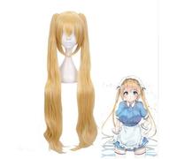 Anime Blend S Kaho Hinata perruque Cosplay Costume femmes 100 cm bouclés longue résistance à la chaleur perruques de cheveux synthétiques + bonnet de perruque comme l'image