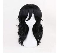 Anime Boku no Hero Academia Shouta Aizawa Perruques Cosplay Costume Mon Hero Academia Noir Synthétique Cheveux Ondulés Halloween Party Perruque