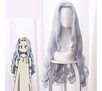 Anime Boku no Hero Akademia mon héros académique Eri Cosplay perruque longue bouclée gris bleu 90 cm cheveux Costume d'halloween