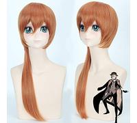 Anime Bungo chiens errants Chuya Nakahara Chuuya Cosplay perruques marron résistant à la chaleur cheveux synthétiques Halloween fête Costume perruque