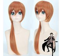 Anime Bungo chiens errants Chuya Nakahara Chuuya Cosplay perruques marron résistant à la chaleur cheveux synthétiques Halloween fête Costume perruque