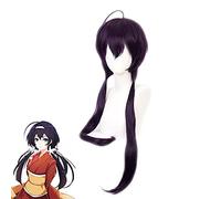 Anime Bungo chiens errants Hitori Ayumu Kyoka Izumi perruque longue violet résistant à la chaleur perruques de cheveux synthétiques Pelucas + bonnet de perruque