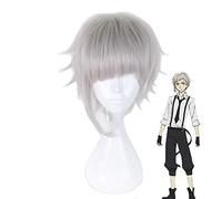 Anime Bungo chiens errants Nakajima Atsushi perruque Cosplay Costume hommes femmes cheveux synthétiques courts Halloween fête jeu de rôle perruques