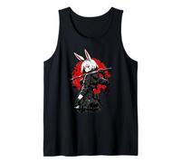 Anime Bunny Ninja Girl Katana Assassin Esthétique Japonaise Débardeur