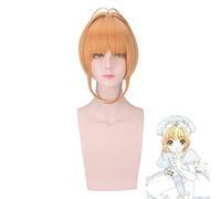 Anime Cardcaptor Sakura Carte Claire Sakura Kinomoto Cosplay Perruque Femmes Carte Captor Sakura Cheveux Synthétiques Fête Jeu De Rôle Perruques Une Taille Perruque Pl-439