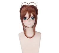 Anime Cardcaptor Sakura Kinomoto marron perruque courte Cosplay Costume carte Captor Sakura résistant à la chaleur cheveux synthétiques femmes perruques