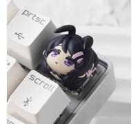 Anime Cartoon Keycaps Mai Keycap for Mechanical Keycaps Anime Figure Mai Keycaps Résine Gaming Keycap Keyboard Accessoires Cadeaux