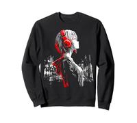 Anime Casque Fille Sweatshirt