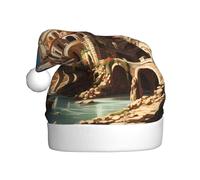 Anime Castle Sky Chapeau de Noël en peluche confortable pour fêtes et activités parentales et enfants